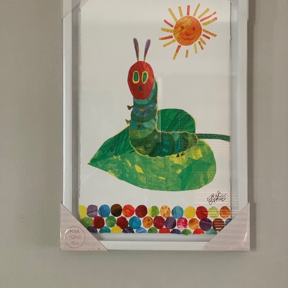 Eric Carle plexiglass framed print-